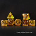 Bescon Dragon Eye RPG Dice Set of 7, Dragon Eye Polyhedral Dice Set, 6 Colors Available